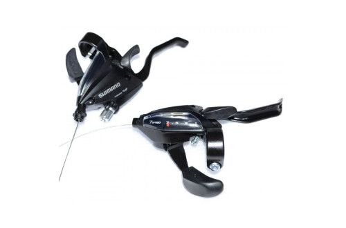 Шифтер Shimano ST-EF500 3*7-шв, комплект, трос,моноблок