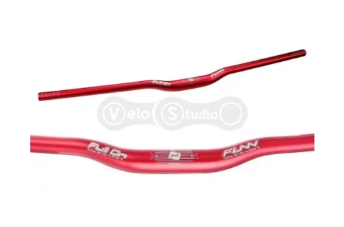 Кермо FUNN Full On Ø31.8/ 750мм підйом 15мм червоний