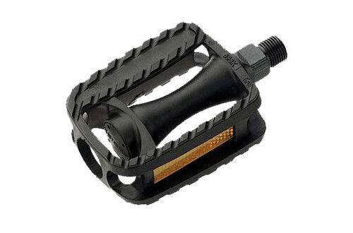 Педалі Longus MTB дитячі, 1/2" вісь, чорний, світловідбивачі