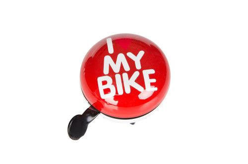 Дзвоник Green Cycle GCB-1058S I love my bike 80mm