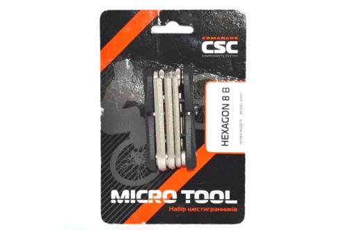 Мультитул CSC HEXAGON  8 SIL-BLK