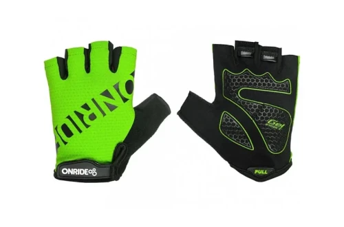 Рукавички ONRIDE Hold 20 Чорно-зелений XS