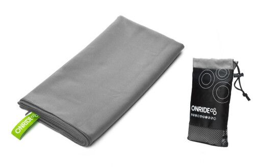 Рушник з мікрофібри OnRide сірий