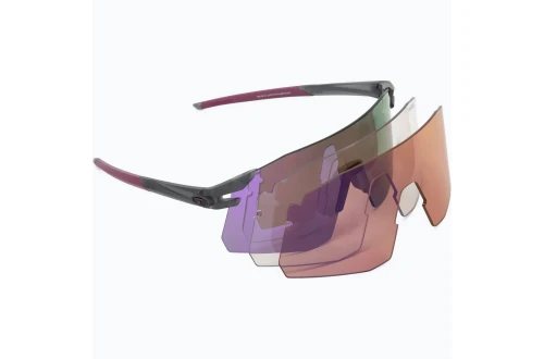 Окуляри Tifosi Moab XC Satin Vapor, лінзи Clarion Deep Purple (12,5%)/AC Red (39%)/Clear (90%)