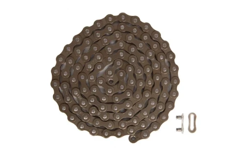 Ланцюг  1-шв KMC z1 brown 112зв + замок ОЕМ