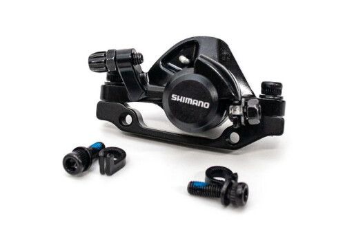Гальмівний каліпер Shimano BR-TX805 механіка з переднім адаптером 160мм