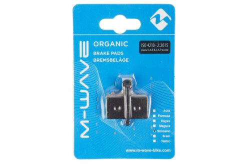 Гальмівні колодки Disc M-Wave Organic для Shimano XTR/XT/SLX
