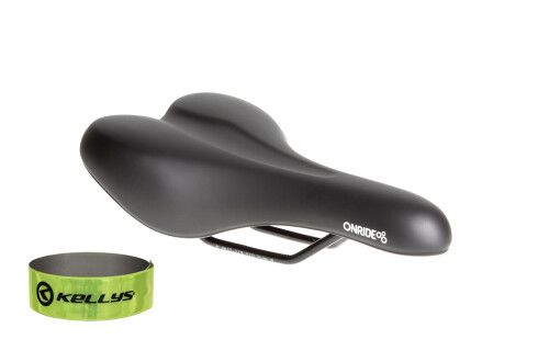 Сідло ONRIDE Siesta +світловидбиваюча смужка KLS3M