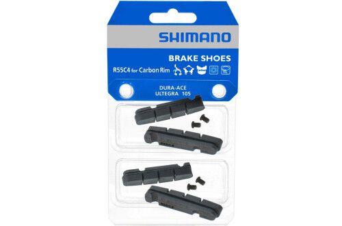 Гальмівні картриджі (гумки) Dura-Ace R55C4 касетн. фіксація, для карбон обода (2 пари)