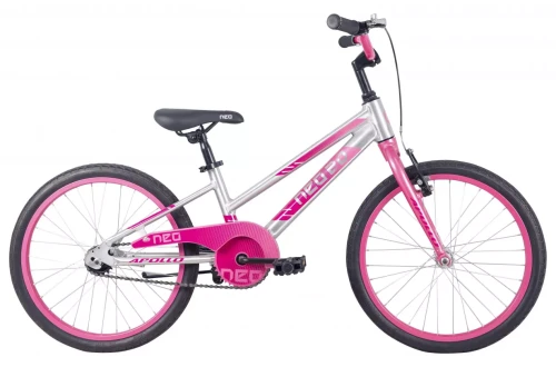 Велосипед 20" Apollo NEO 6s girls Chrome Purple