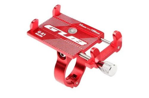 Тримач гаджета GUB G-81 на кермо алюмінієвий, червоний