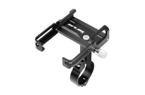 Тримач гаджета GUB P10 на кермо алюмінієвий чорний