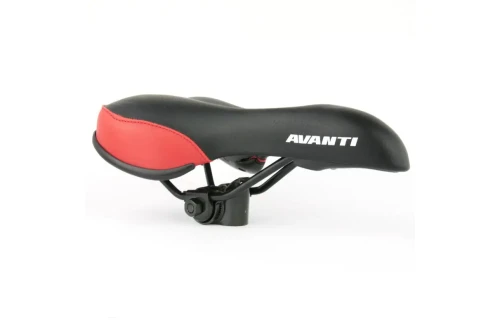 Сідло Avanti MTB  AVF-6251 чорно-червоне