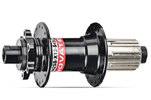 Втулка задня Novatec D442SB X12 S4S Disc 11S 28 чорна