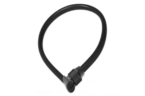 Замок OnGuard Lightweight cталевий трос 120см х 8мм, з вініловим покриттям, кодовий