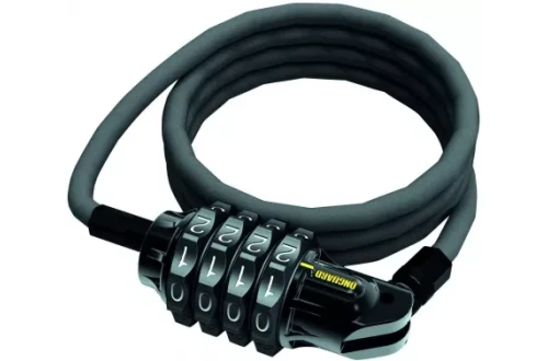 Замок Onguard TERRIER Combo 4 кодовий, трос 120см х 6мм