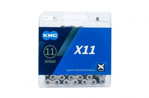 Ланцюг 11-шв KMC X11 SIL-BLK, 118L