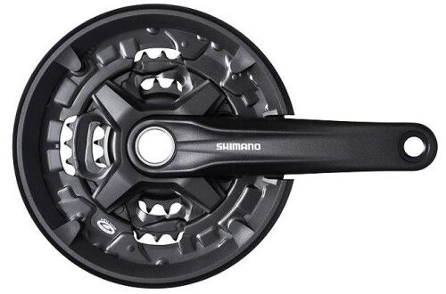 Шатуни 44Т Shimano FC-M2103 44/32/22T 9-шв Hollow tech +каретка BB-52,175мм