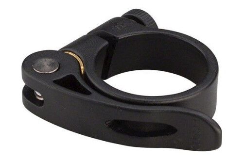 Хомут підсідельний ZOOM AT-101+SQR-115, 35 мм, чорний