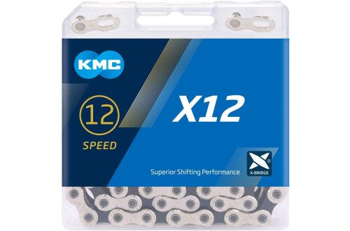 Ланцюг 12-шв KMC X12 SIL-BLK, 126L