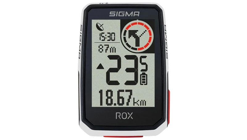 Велокомп'ютер ROX 2.0 White Top Mount Sigma Sport