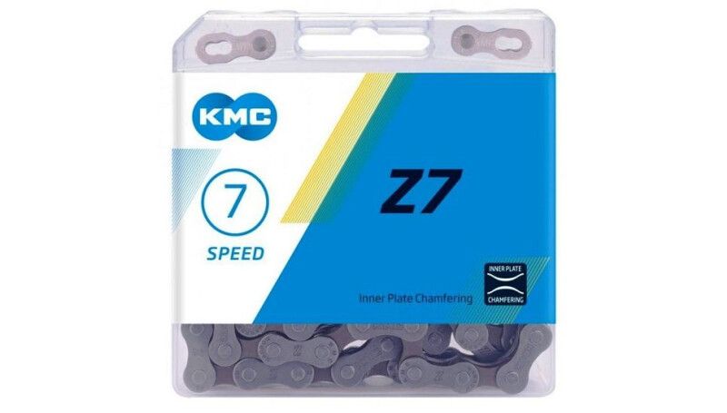 Ланцюг  7-шв KMC Z7 114 ланок gray/brown