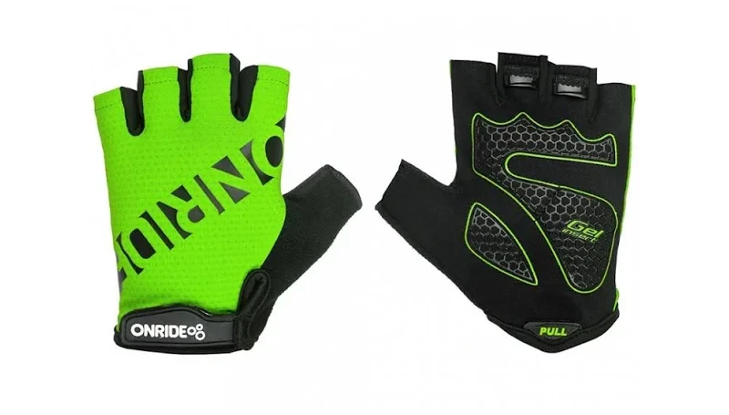 Рукавички ONRIDE Hold 20 Чорно-зелений L