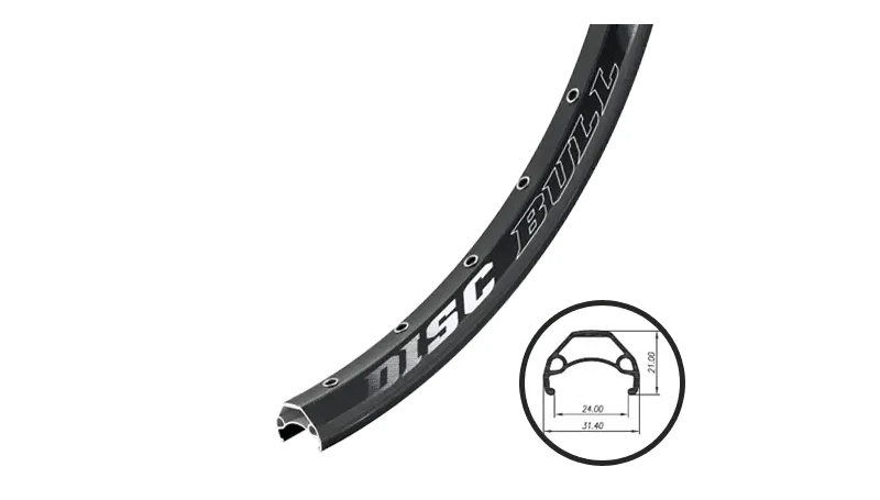Обід 26" Weinmann DISK BULL 36H чорний пістонований