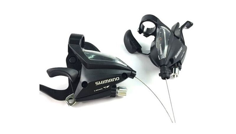 Штифтер Shimano ST-EF500 3*8-шв, комплект, трос,моноблок