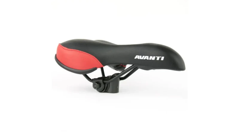Сідло Avanti MTB  AVF-6251 чорно-червоне