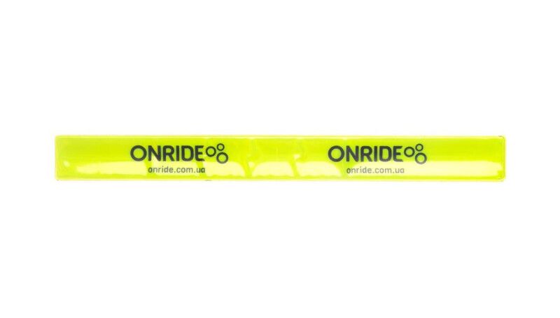 Світловідбиваюча смужка ONRIDE лого жовта